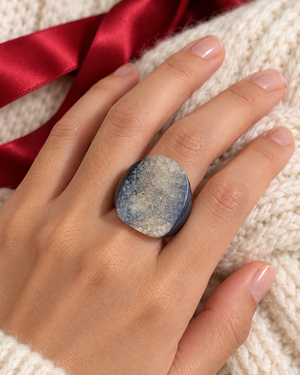 White Agate Ring G560