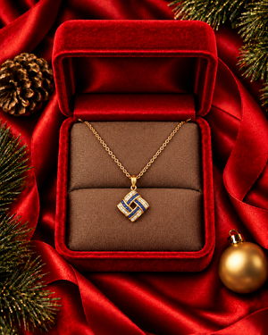 Prima Channel Setting Diamond-Shaped Pendant M511