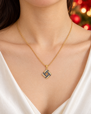Prima Channel Setting Diamond-Shaped Pendant M511