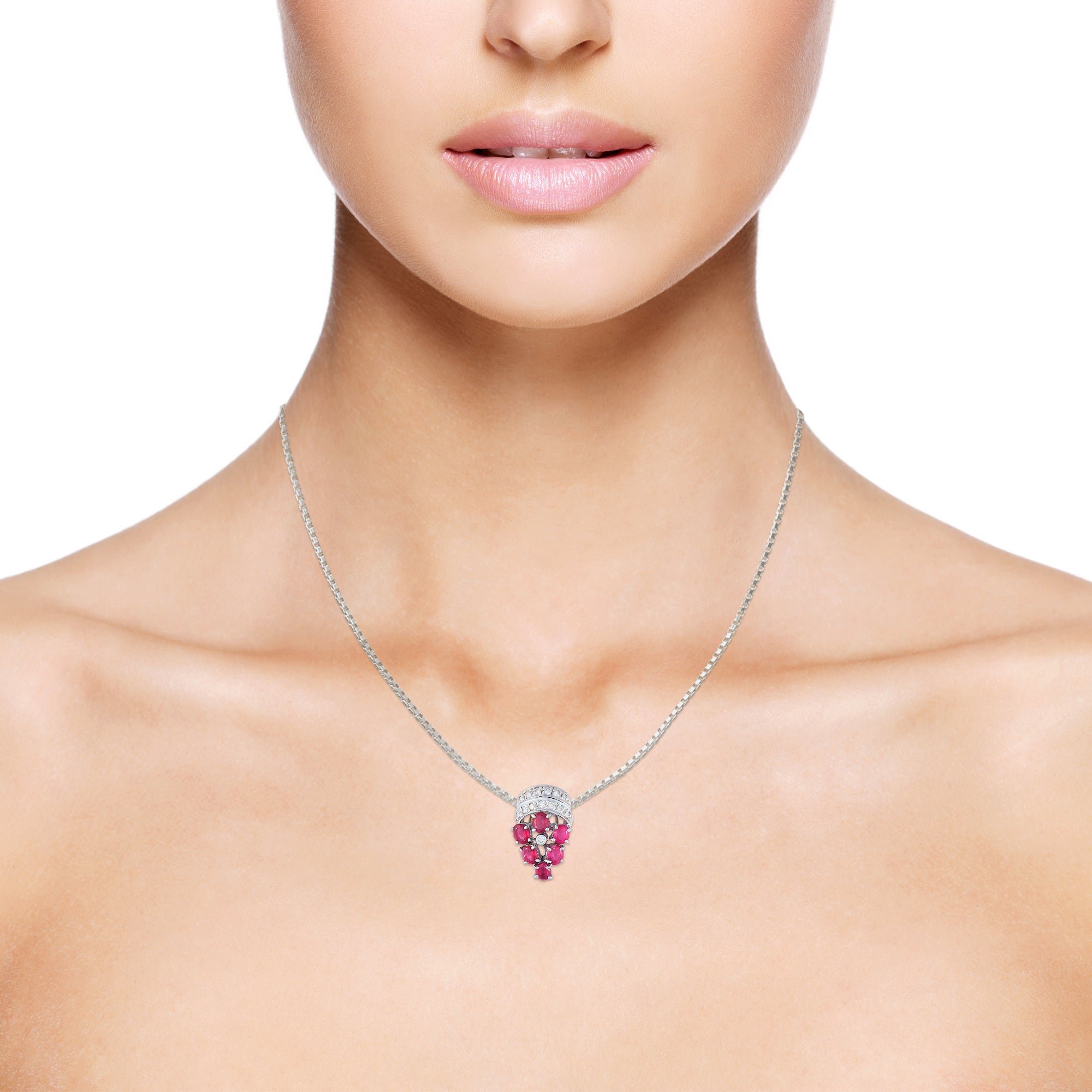 Soen Vintage Ruby Pendant M521