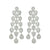 Jule Halo Pear Cluster Earrings M757