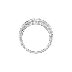 Julion Emerald Illusion Pave Ring M761