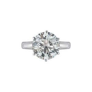 Uno Lucia Solitaire Ring - Diamond Round 6.03CT M765