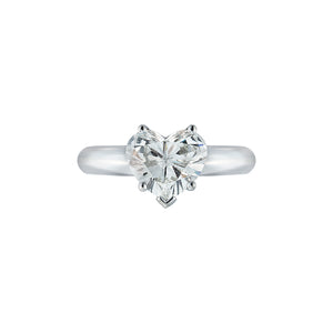 Uno Lucia Solitaire Ring - Diamond Heart 2.12CT M766