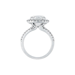 Kerangie Halo Triple Row Band Ring - Diamond Round 4.04CT M767