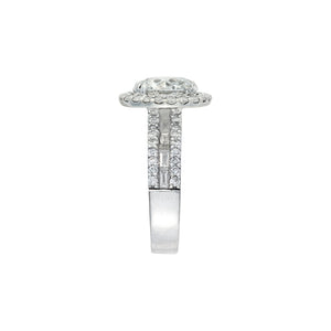 Kerangie Halo Triple Row Band Ring - Diamond Round 4.04CT M767