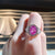 Liliara Unheated Burmese Pink Sapphire Three Stone Halo Ring - 4.22CT M770