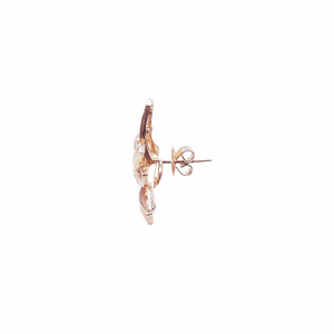 Puzzle Orange Sapphire Earrings AG508