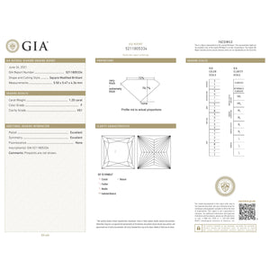 Diamond Princess Cut 0.81CT-1.5CT M338-M342