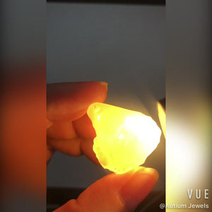 37 LIBYAN DESERT GLASS GOLD TEKTITE G613