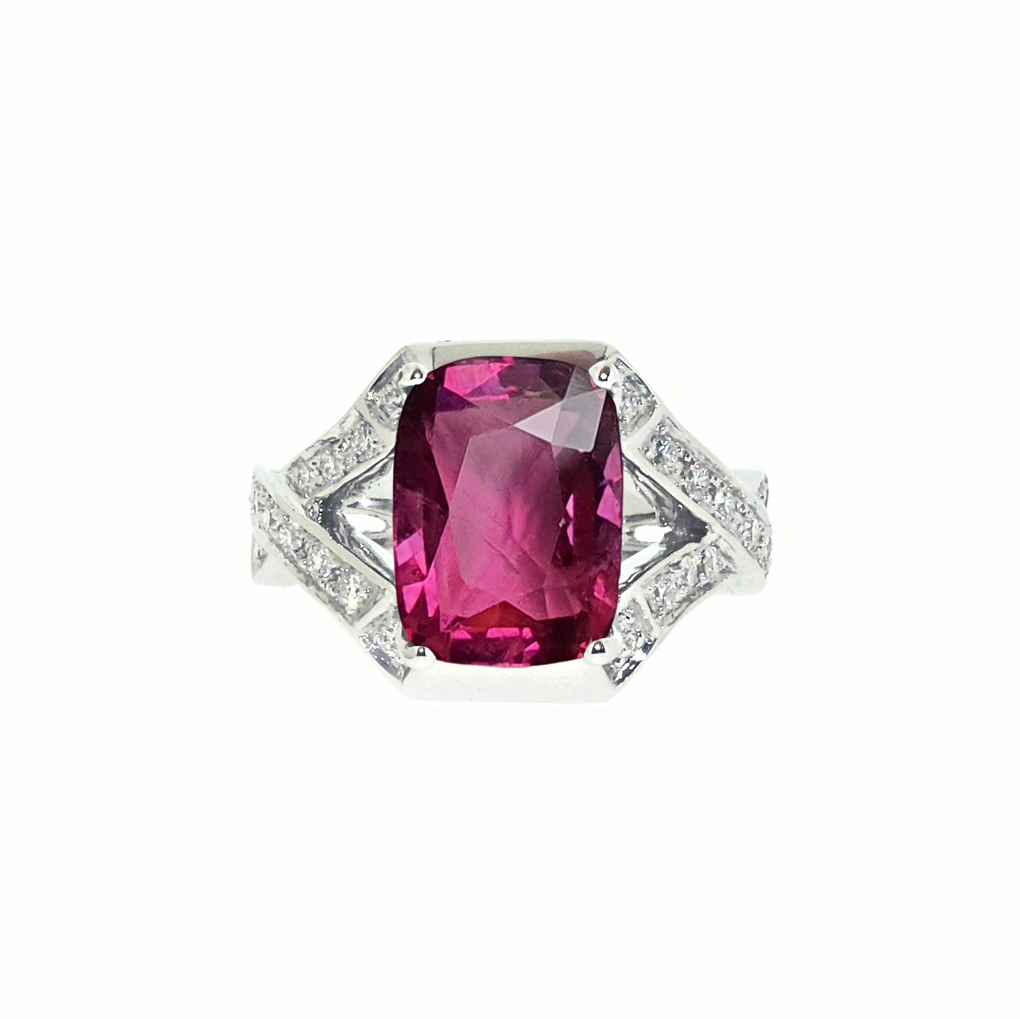 Lintaz Gemstone Ring - Pink Long Cushion 2018-92