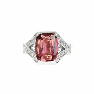 Lintaz Gemstone Ring - Pink Long Cushion 2018-92