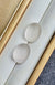 White Quartz Oval Cabochon Pair G049