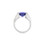 Alcross Gemstone Tension Set Ring - Tanzanite Cushion 2021-252