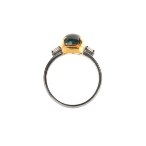 Catho Wide Gemstone Ring 2022-099