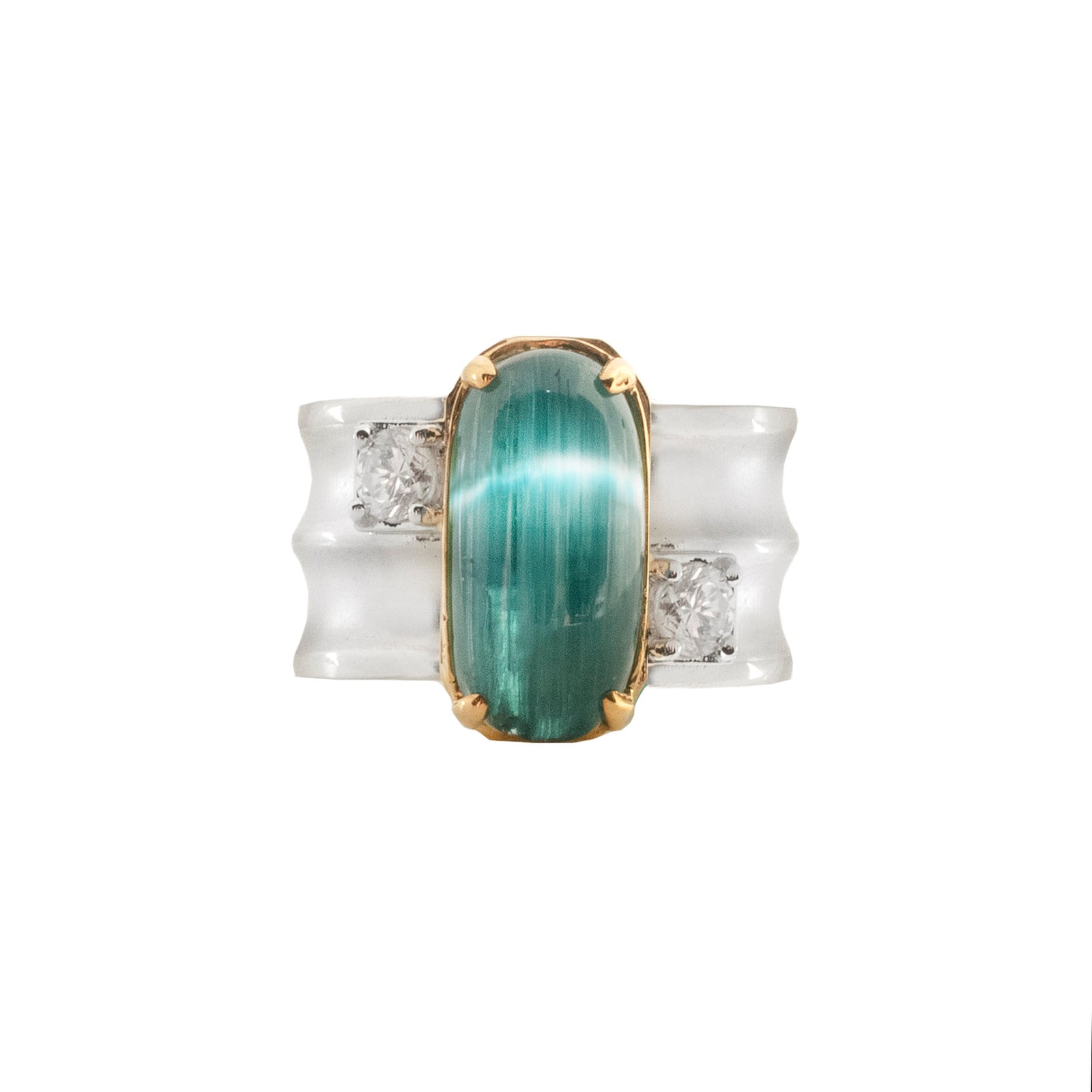 Catho Wide Gemstone Ring 2022-099