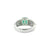 Benjames Chevron Gemstone Ring - Green Emerald 2022-104