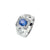 Harza Halo Gemstone Ring - Sapphire Cushion 2022-104