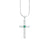 Jose Emerald Cross Pendant 2022-116