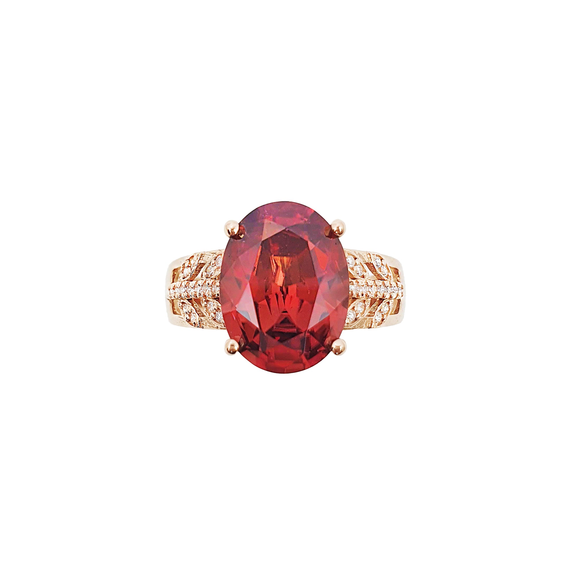 Lisett Gemstone Ring - Pink Oval 2022-153