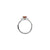 Viola Three Stone Ring - Brown Radiant 2022-189