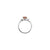 Viola Three Stone Ring - Brown Radiant 2022-189