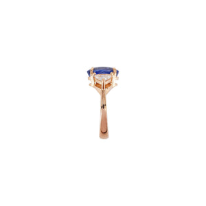 Nura Three Stone Ring - Sapphire Oval 2022-201