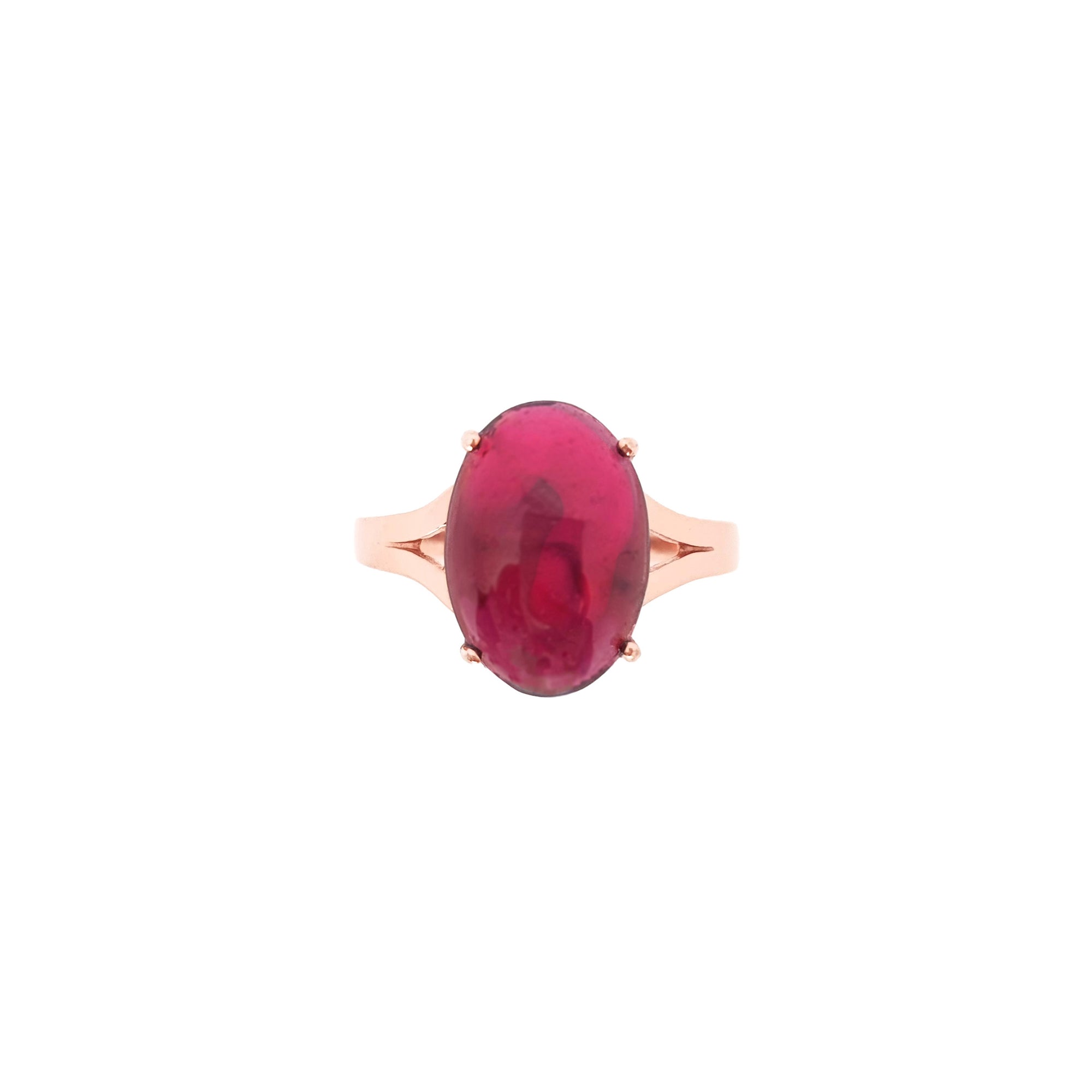 Angie Split Shank Solitaire Gemstone Ring SR847 2022-220