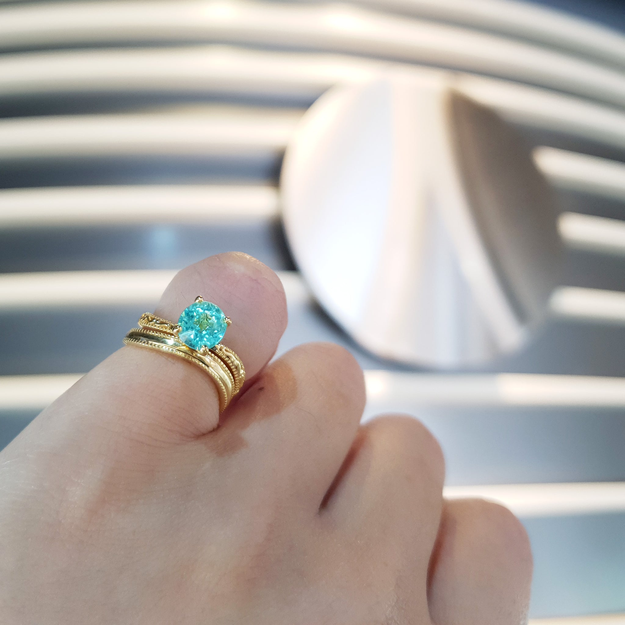 Celios Vintage Wavy Stackable Ring Set 2022 226 Autium Jewels