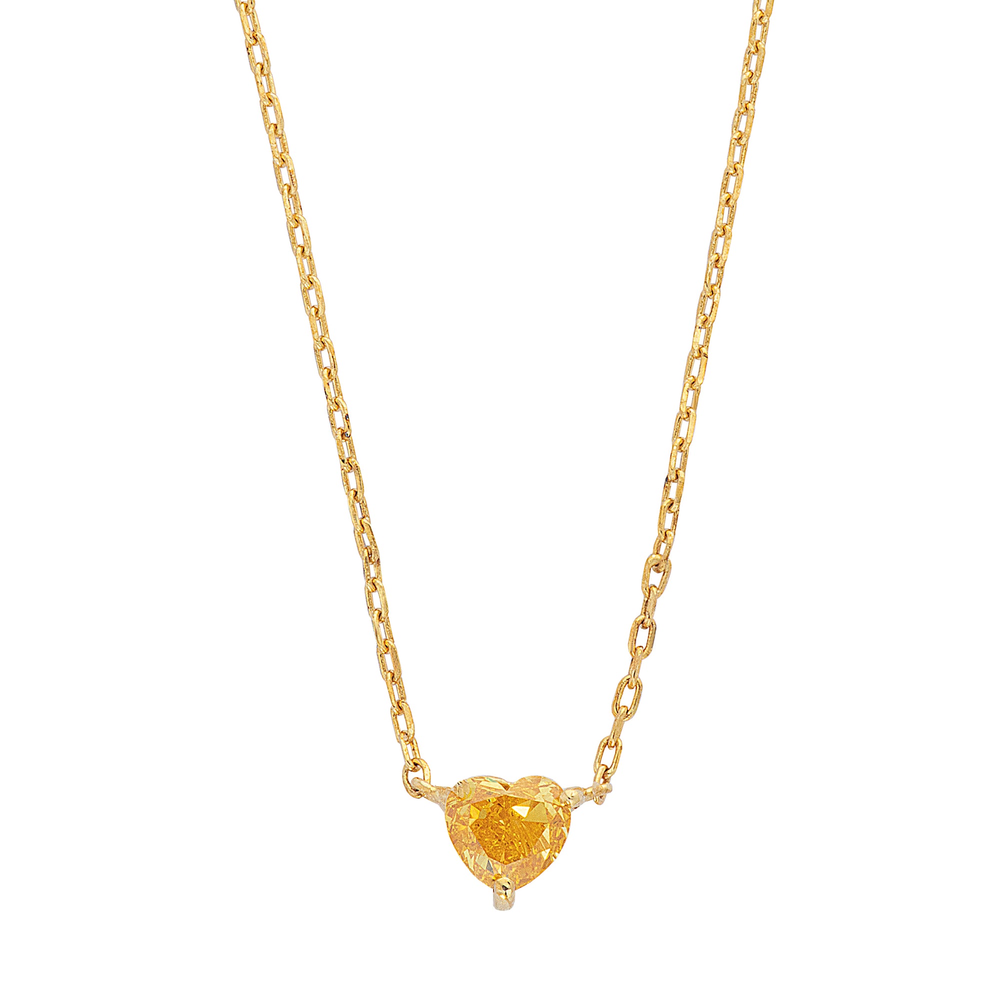 Celio Solitaire Necklace - Diamond Heart 0.5CT 2022-251