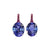 Elena Gemstone Earrings - Tanzanite Oval W152