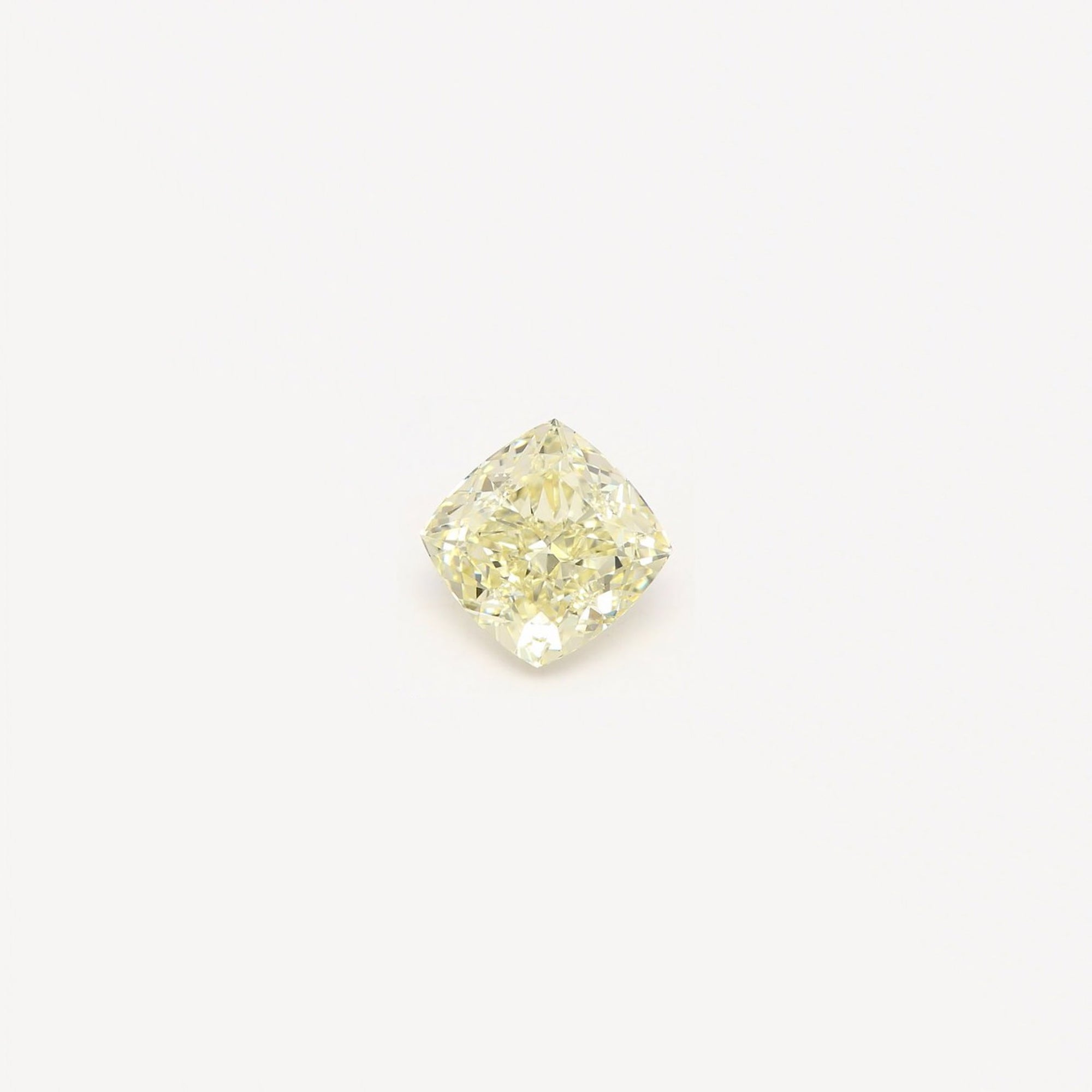 Fancy Light Yellow Diamond Cushion 1.33CT GIA M597