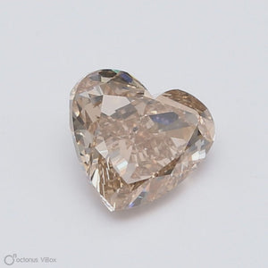 Fancy Yellow Brown Diamond Heart 1.64CT GIA G018