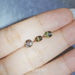 Alexandrite Oval 0.38CT and Round 0.43CT G287 G288 G289