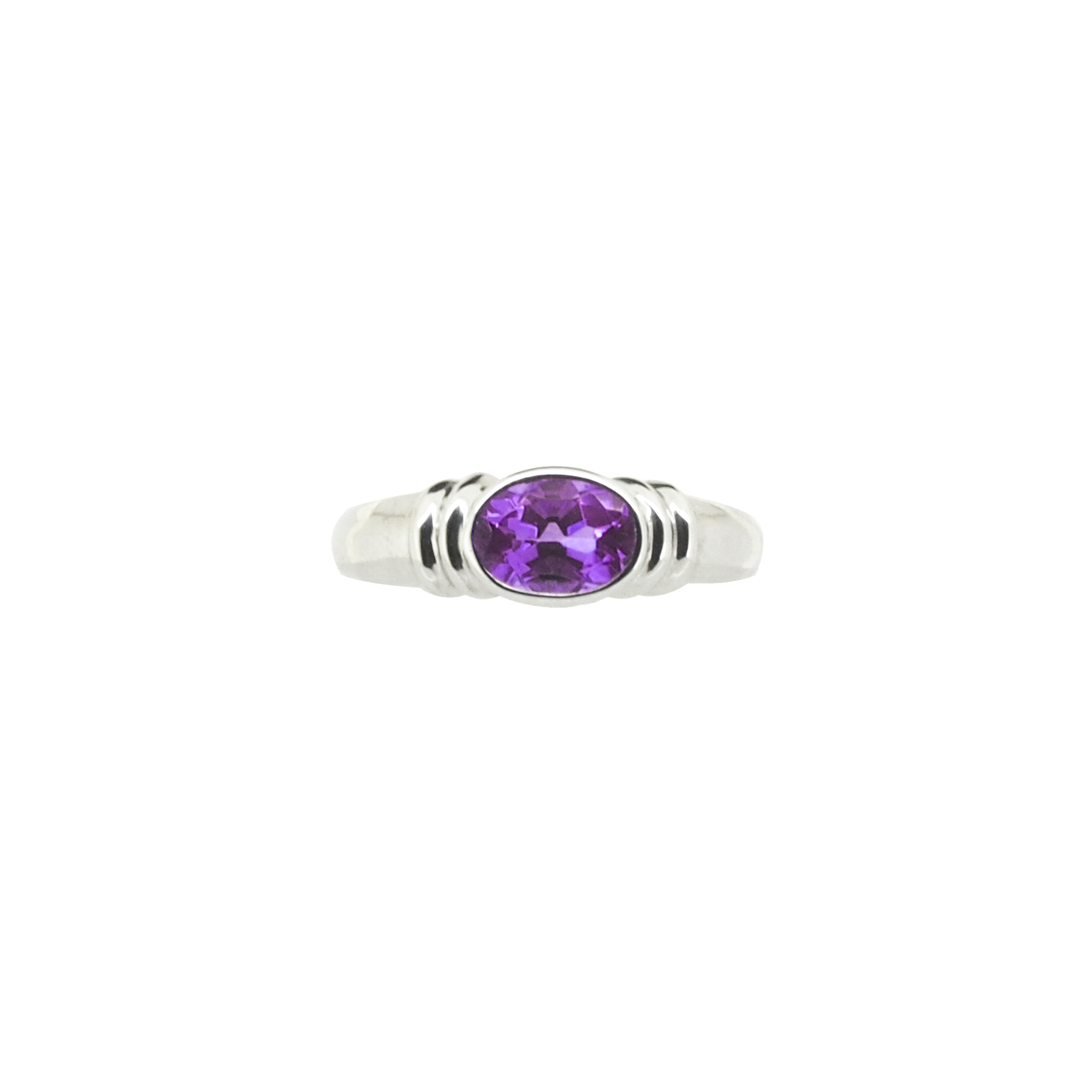 Focus Gemstone Ring- 2CT Amethyst AG-G019-12