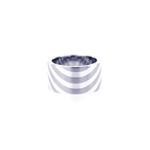 Dazzle SUS Thick Flat Fusion Ring AG283
