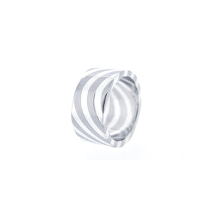 Dazzle SUS Thick Flat Fusion Ring AG283