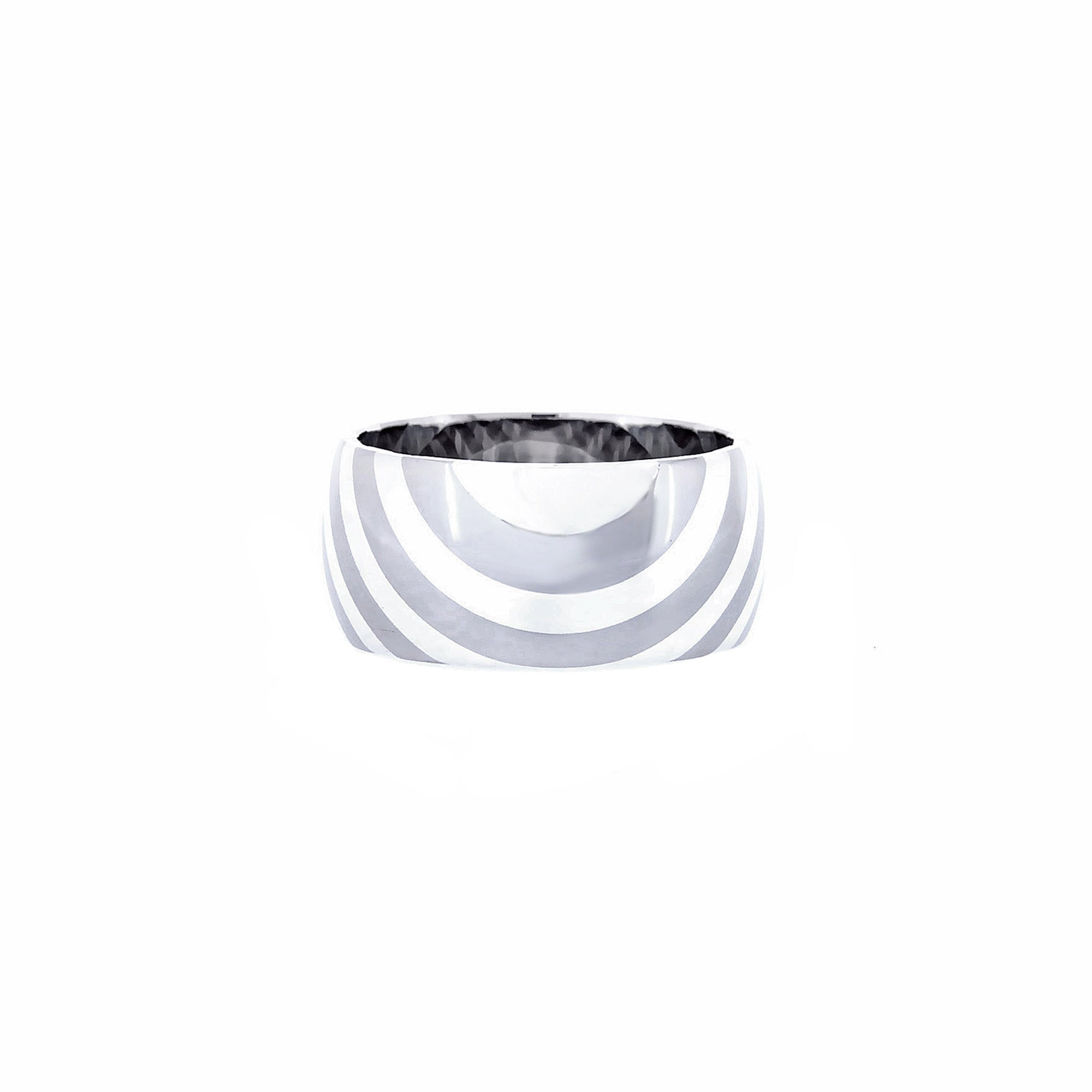 Dazzle SUS Thick Rounded Fusion Ring AG286