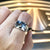 Dazzle Titanium Thick Rounded Fusion Ring AG415