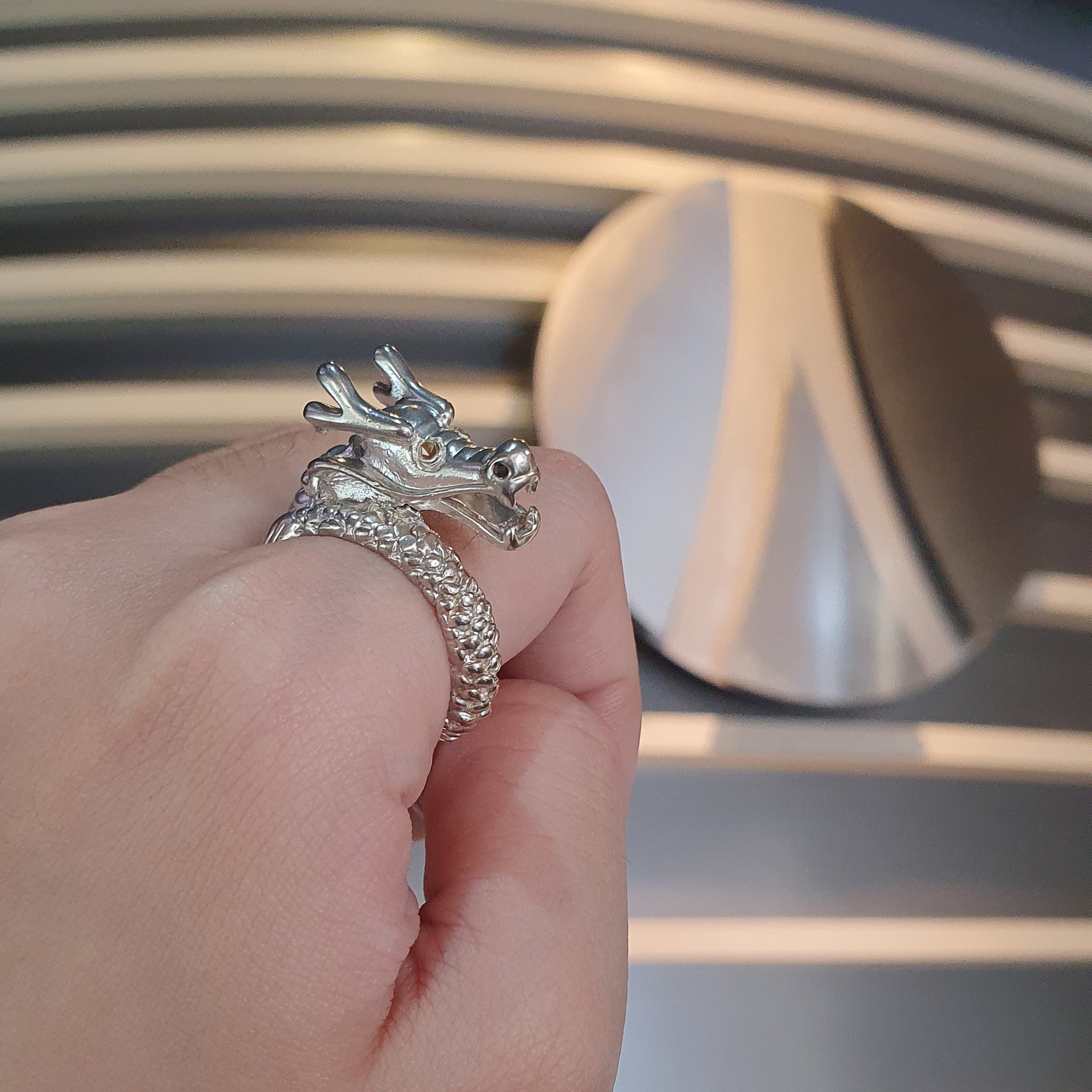 Full Dragon Wrap Around Finger Ring JAS DRAGON RING 2019-136