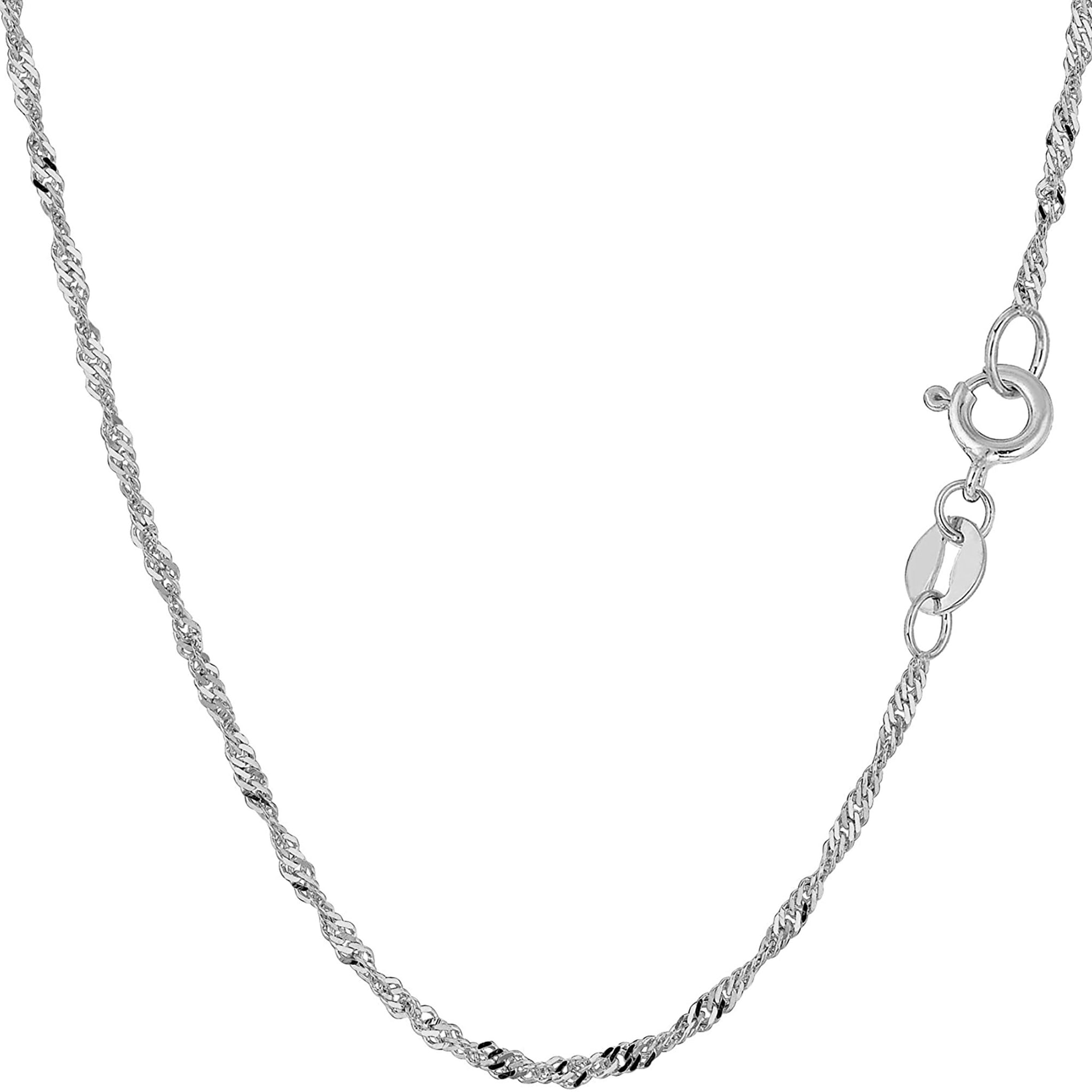 Enie Twisted Rolo 925 Sterling Silver Chains AG600 M505