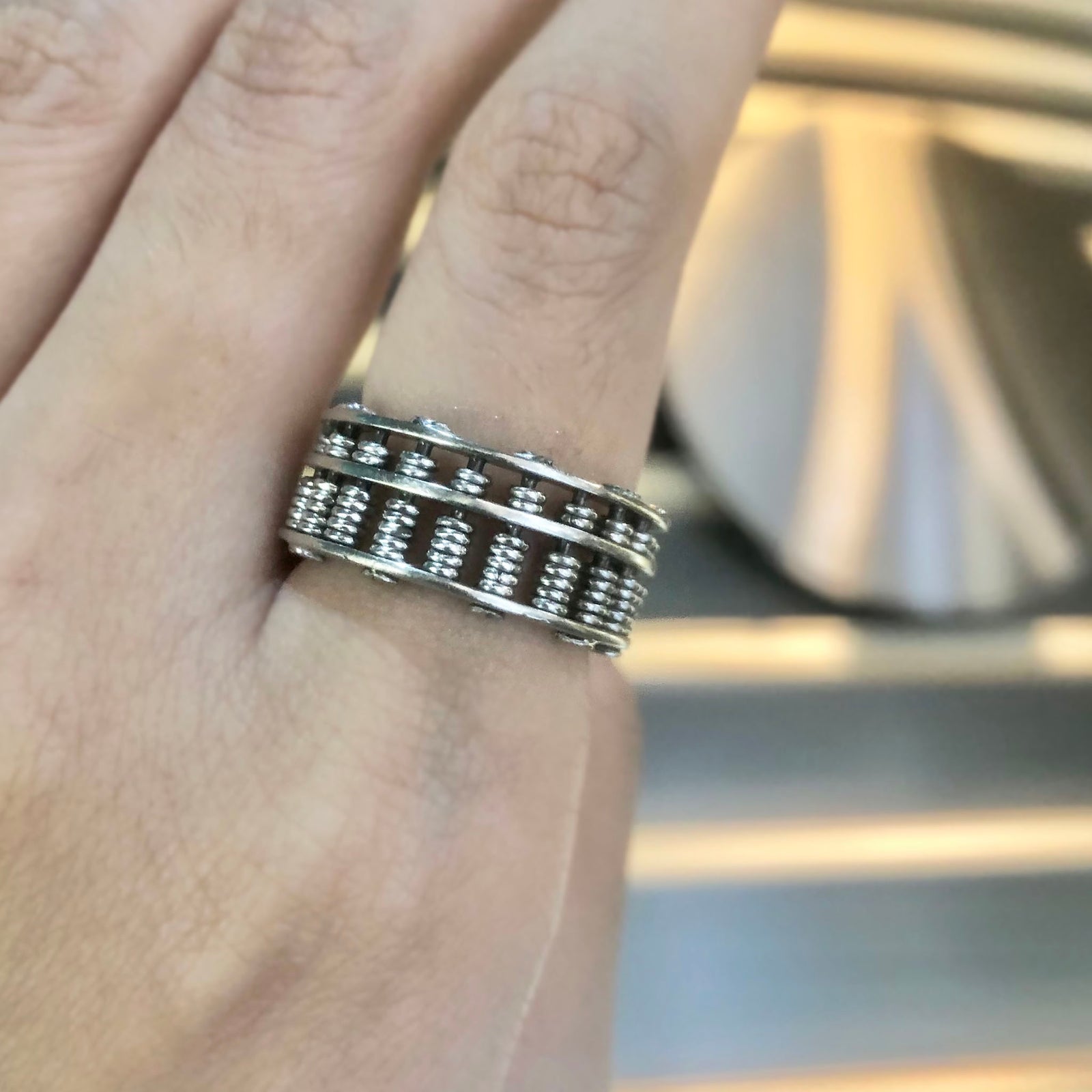 Autium Original Abacus Round Ring with 119 Beads AG636