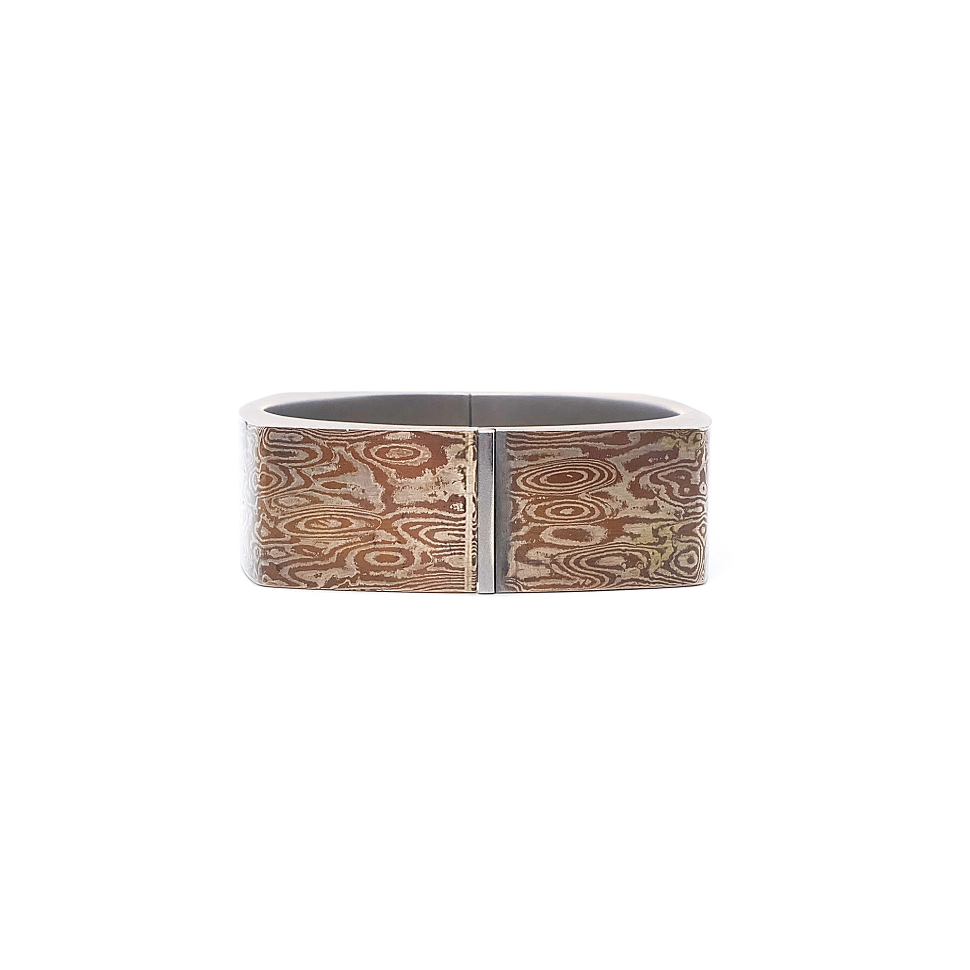 Mokume Gane Square Bangle AG758