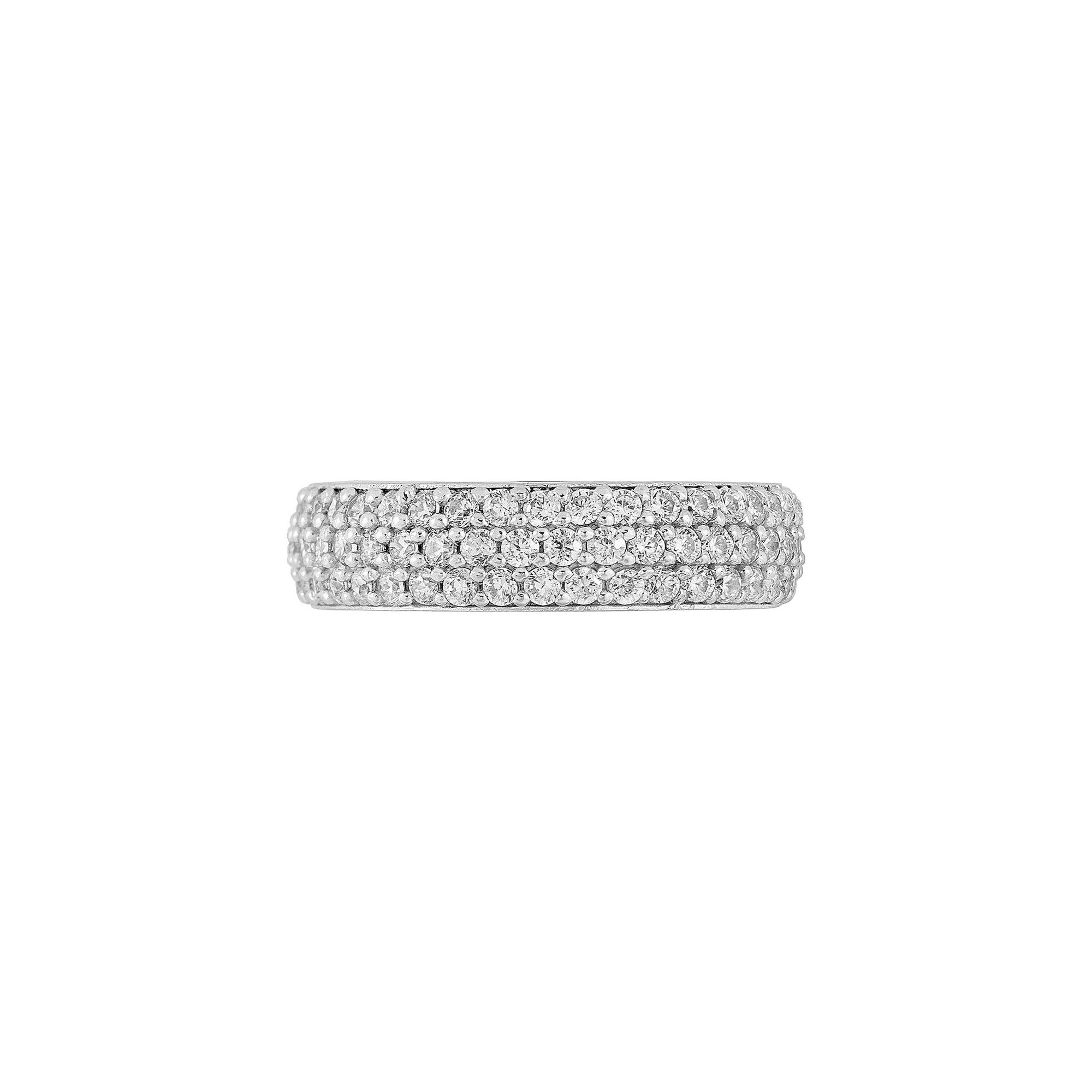 Eteri Triple Rows Full Eternity Band AG795