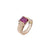 Altair Gemstone Tension Set Ring - Pink Emerald 2021-082