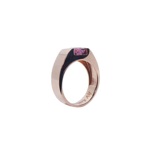 Altair Gemstone Tension Set Ring V2 - Pink Emerald 2021-082