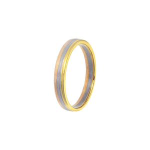 GG Trize Tricolours Fusion Gold Ring AU058