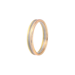 GG Trize Tricolours Fusion Gold Ring AU059