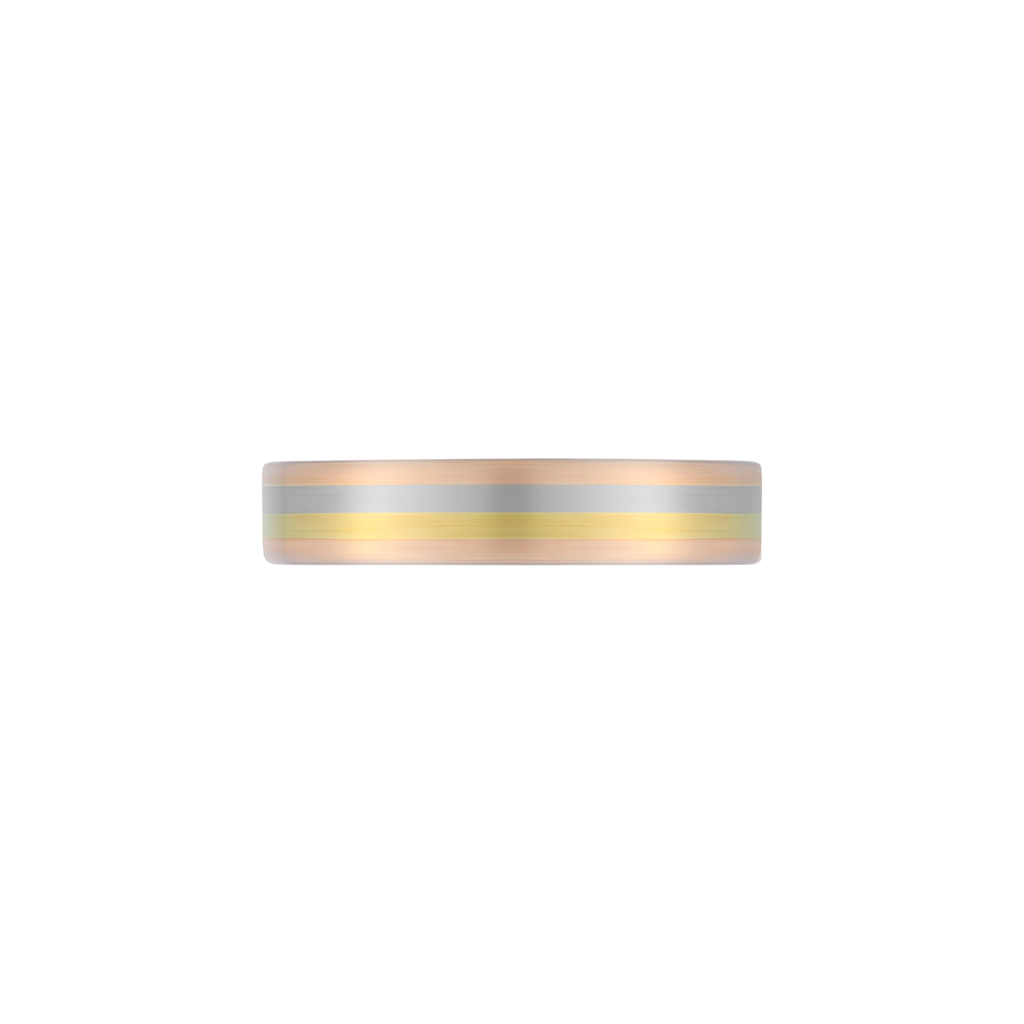 GG Quartrize - Rose Thin Fusion Gold Ring AU060