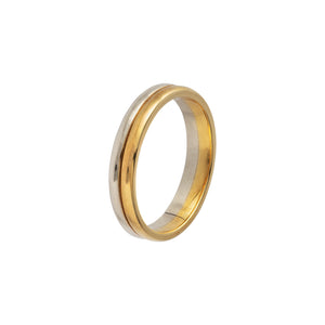 RJ Gold Orbium Thin Fusion Gold Ring AU069